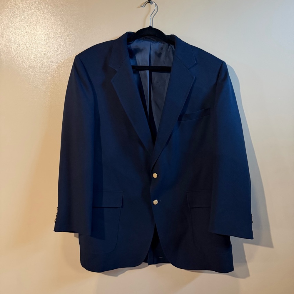 Perma Prest collection suit jacket navy